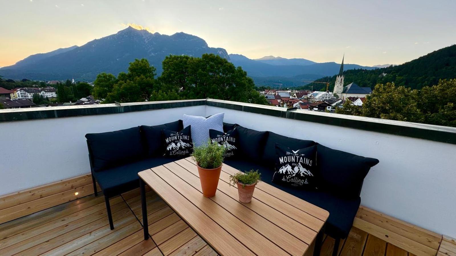 Dachterrasse Panorama-Glueck II Leilighet Garmisch-Partenkirchen Eksteriør bilde