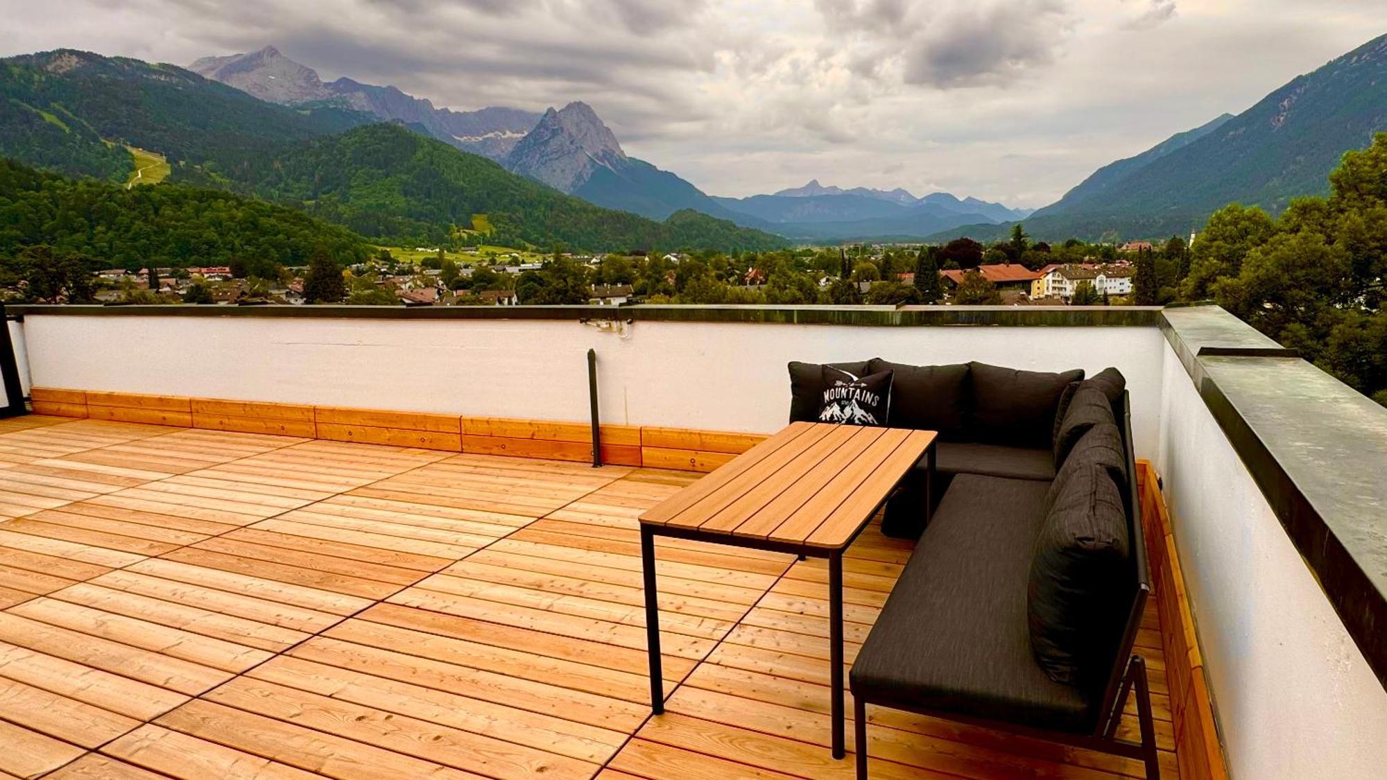 Dachterrasse Panorama-Glueck II Leilighet Garmisch-Partenkirchen Eksteriør bilde